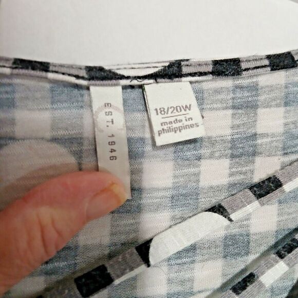 Est 1946 Minimalist Basic Boho Shirt 18/20W. 97% Rayon. - Picture 9 of 13